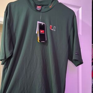 Nike Miami Hurricanes Green Men's Jersey Shirt